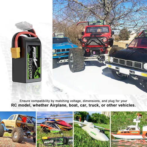 Miniatura 5 de OVONIC Batería Lipo de 14.8V 150C 1300mAh 4S