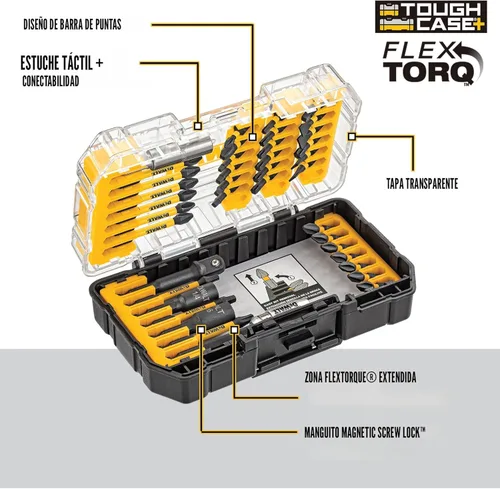 Miniatura 3 de DeWalt accesorios DWA2T40IR 40 piezas Juego de Impulsores