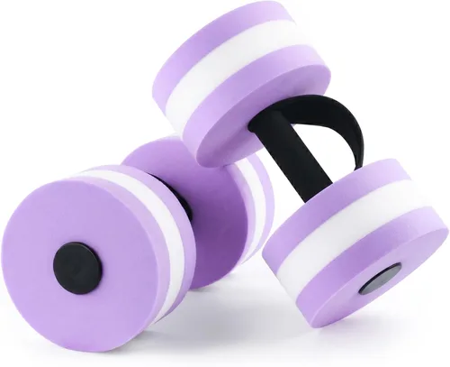Miniatura 7 de Pesas de agua para ejercicio de piscina, 2 unidades, mancuernas de agua, aeróbicos, pesas de piscina, pesas acuáticas de resistencia ligera