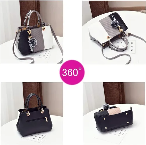Miniatura 2 de Bolsos de mano para mujer, bolsos de mano de piel sintética, bolsos de hombro