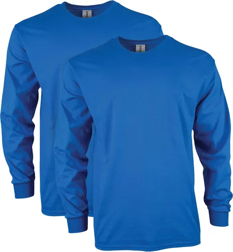 Gildan - Camiseta de manga larga de algodón ultra estilo G2400 para adultos, paquete múltiple