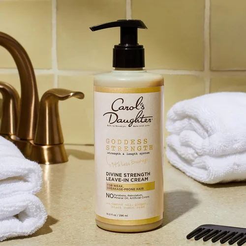 Miniatura 3 de Carol's Daughter Goddess Strength - Juego de cuidado del cabello, aceite para cabello y cuero cabelludo y acondicionador sin enjuague con aceite