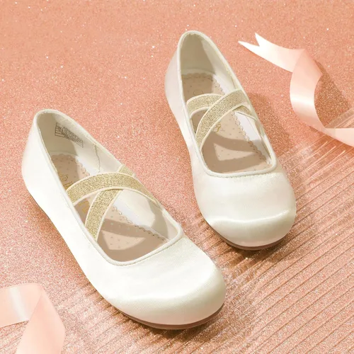 Miniatura 4 de DREAM PAIRS Zapatos de vestir tipo bailarina, de piso, para niñas Mary Jane