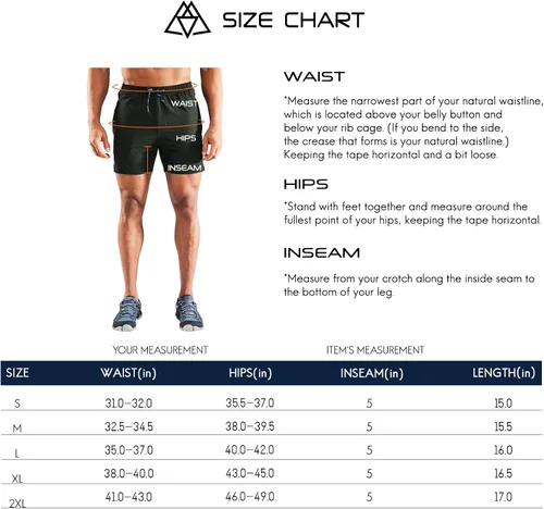 Miniatura 7 de Haimont Pantalones cortos de nailon de secado rápido para hombre con bolsillos con cremallera, ligeros, resistentes al agua, para exteriores