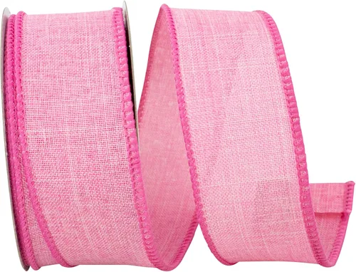 Miniatura 6 de Cinta Reliant Ribbon 92573W-031-09K para borde con alambre Everyday Linen Value, 1-1/2 pulgadas x 50 yardas, color negro
