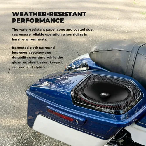Miniatura 4 de DS18 PRO-SM69.2 6x9 Altavoz de Cono de Rango Medio de Montaje Poco Profundo Resistente al Agua, 500W Potencia Máxima, 250W RMS, 2 Ohmios - Perfecto