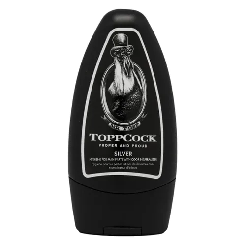 Classic ToppCock Silver Ball - Gel desodorante para hombres, control de olores sin enjuague para ingle y áreas íntimas, comodidad antirozaduras y