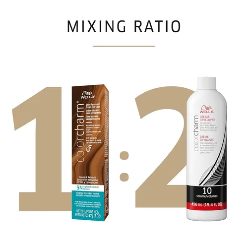 Miniatura 7 de COLORCHARM - Tinte permanente para el cabello, tinte para el cabello para cobertura de canas, añade brillo, 2 onzas Paquete de protección