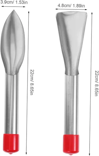 Miniatura 2 de Paleta de jardín de acero inoxidable, herramientas de mano ergonómicas para excavar y plantar plantas, palas de jardinería ligeras y portátiles