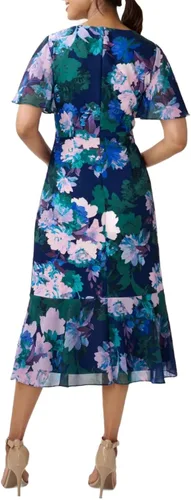Miniatura 3 de Adrianna Papell Vestido con botones y estampado floral para mujer