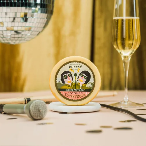 Cheese Bros | Queso Provolone ahumado | Fabricado en Wisconsin | Paquete de 12 | 6 onzas cada paquete
