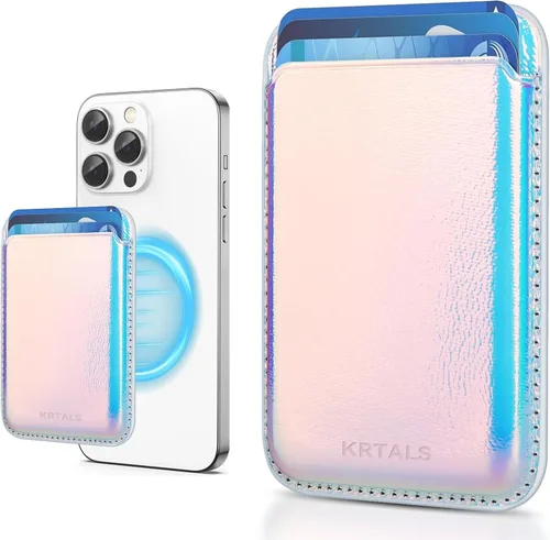 Miniatura 26 de Tarjetero magnético más fuerte de piel RFID para iPhone 16 Series, accesorios Mag-Safe para iPhone 17/16/15/14/13/12 y Pro/Promax, negro