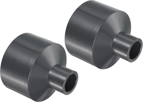 Miniatura 35 de PATIKIL UPVC Reductor de tubería de montaje de 1-1/2 "x 1" Socket Schedule 80, conector adaptador de acoplamiento recto, gris