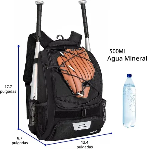 Miniatura 2 de DAFISKY, Mochila para Bolsón de Béisbol y Sóftbol - Mochila para Equipo de Bate de Béisbol, Sóftbol y Bola T para Jóvenes y Adultos con Soportes
