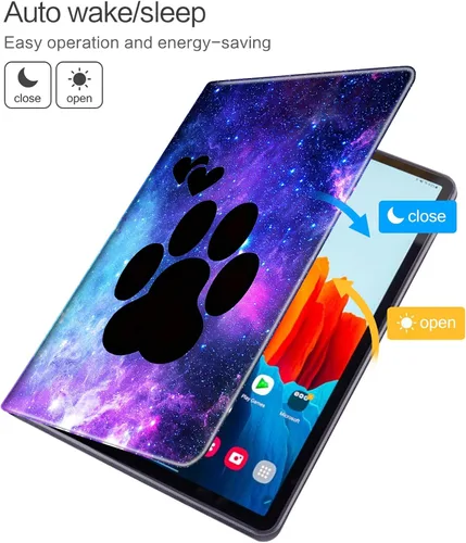 Miniatura 6 de Funda para tablet HD 8 Plus, funda para Kindle Fire HD 8 de 10ª generación 2020, soporte plegable de piel sintética, funda inteligente delgada