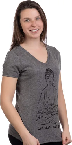 Miniatura 3 de Camisetas divertidas para mujer, con frase sarcástica y con cuello en V