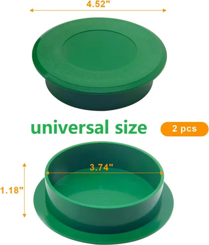 Miniatura 4 de Cubiertas de copa de golf con agujero de golf, dimensiones universales para entrenamiento de práctica, cumple con los estándares de USGA y PGA