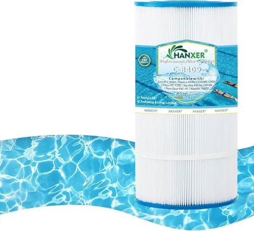 HANXER® C-8409 Productos de filtración - Cartucho de filtro de repuesto para piscina y spa para Filbur FC-1292, PA90, CX900-R, 25230-0095S, 817-175,