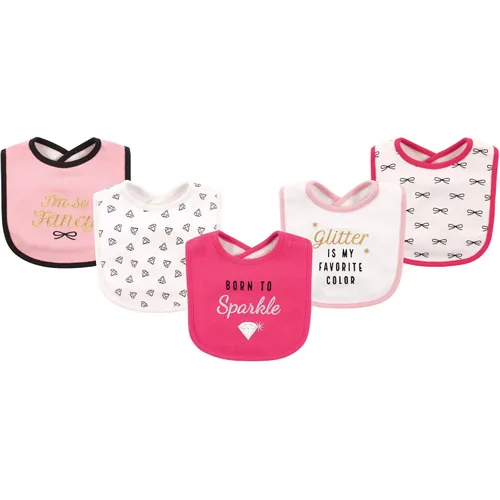 Miniatura 85 de Hudson - Babero unisex de algodón para bebé, baberos de algodón, talla única , Cactus rosa