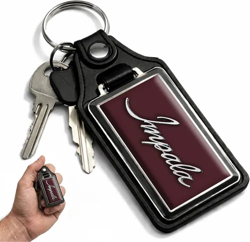 Miniatura 26 de Brotherhood Car Key Chain for Cutlass - Classic Models Keychain for Men and Women Gift Key Ring Azul alpino