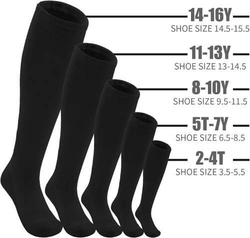 Miniatura 4 de QBK Conjunto combinado de calcetines y cinturón de béisbol para niños y niñas (2 pares de calcetines y 1 cinturón)