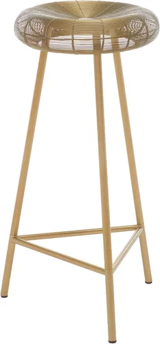 Safavieh Home Collection - Taburete de bar tejido de alambre dorado de 30 pulgadas