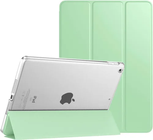 Miniatura 19 de TiMOVO Funda inteligente delgada para iPad 10.2 para iPads de 9ª/8ª/7ª generación, funda protectora translúcida de PC dura con soporte, color blanco