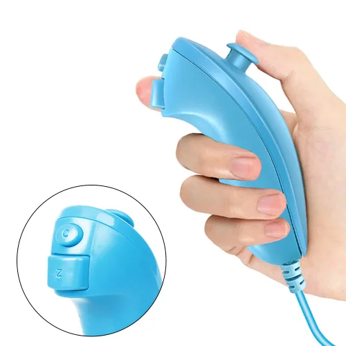 Miniatura 6 de NC 3 Packs Nunchuck Controller Joystick Gamepad Replacement for wii Nunchuck Controller, Compatible with Nintendo Wii & Wii U Video Game Gamepads