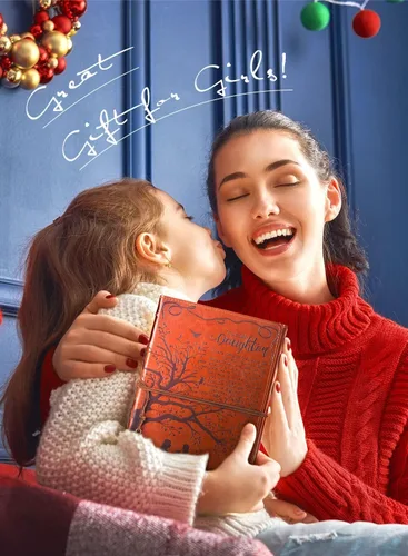 Miniatura 7 de Diario de Escritura de Cuero de Regalo Para Mi Hija de Mamá con Citas Inspiradoras - Diario Personal Retro del Árbol de la Vida Artificial