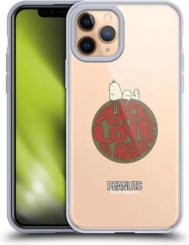 Miniatura 51 de Head Case Designs Funda de gel Woodstock 50th con licencia oficial de Peanuts Snoopy Guitar 1969 [protección de grado militar] compatible con Apple