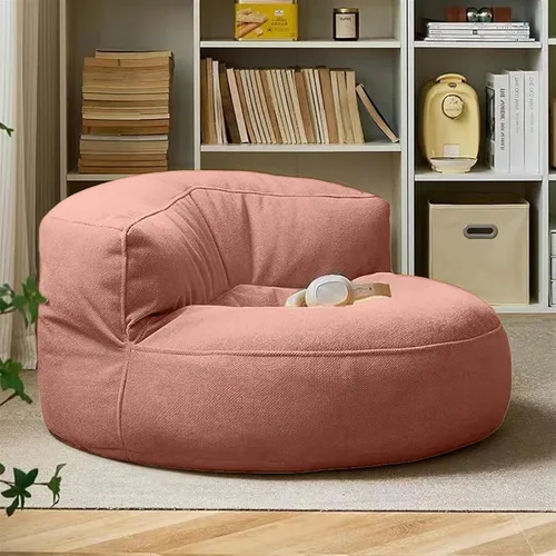 Miniatura 9 de SXBCyan Funda para puf de felpilla gruesa y suave, para niños y adultos, sin relleno, lavable, asiento esquinero, puf, muebles otomanos