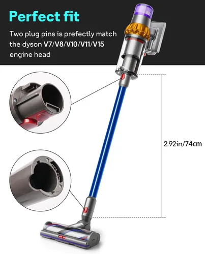 Miniatura 6 de Leemone Varita de Repuesto de Liberación Rápida para Dyson V7 V8 V10 V11 V15 Aspiradora de Palo Inalámbrica Extensión para Dyson V11 V10 V8 V7