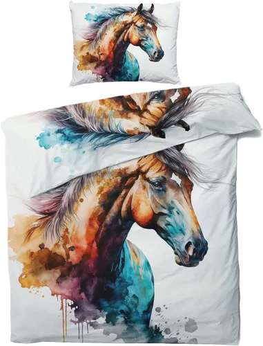 Miniatura 33 de Phoenix Funda de edredón tamaño King Juego de ropa de cama de pájaro de fantasía 3 piezas Funda de edredón con patrón de microfibra suave