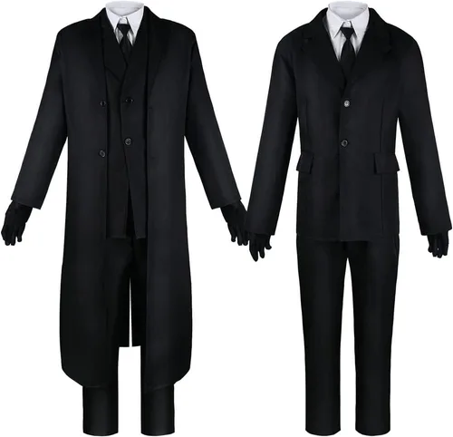 Miniatura 4 de Buyoem Dazai - Disfraz de cosplay para Halloween, Navidad, anime, Chuuya, cosplay, uniforme para adultos, hombres y mujeres Color4