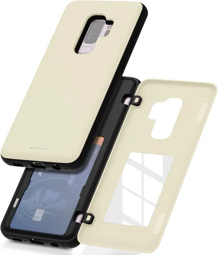 Miniatura 77 de GOOSPERY Funda tipo cartera para Samsung Galaxy S22 Ultra, [tarjetero] parachoques magnético de puerta con cierre automático, cubierta protectora