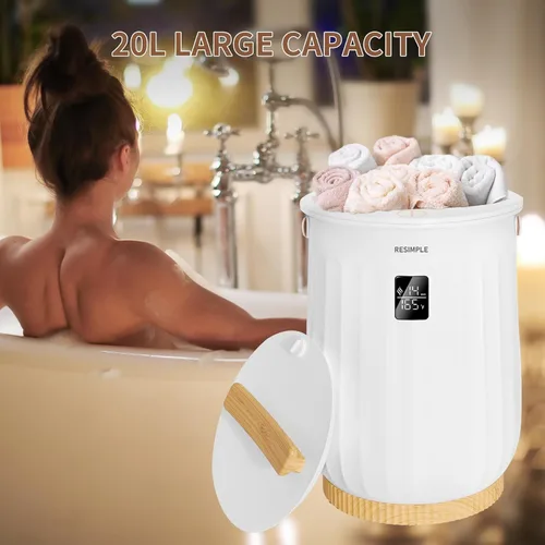 Miniatura 3 de Calentador de toallas calientes para baño; calentador de toallas de lujo en cubo; calentador de mantas de spa de gran capacidad de 20L; diseño