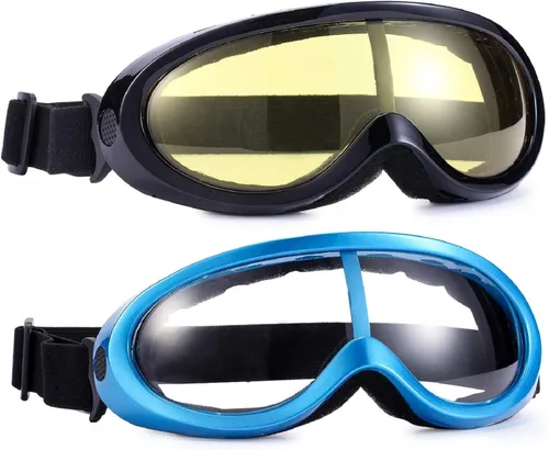 Miniatura 9 de Lentes protectores para esquiar 2 unidades, anteojos protectores para snowboard para niños, niñas, jóvenes, hombres