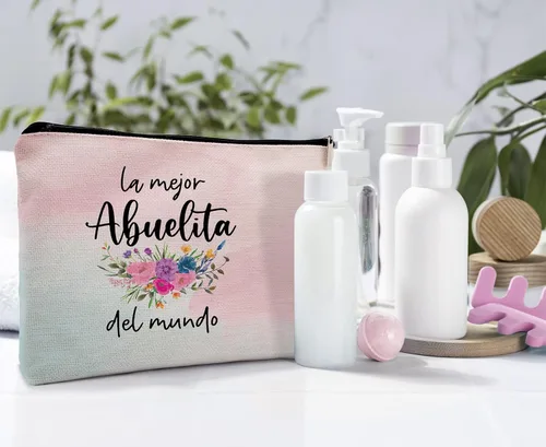 Miniatura 5 de Bolsa de maquillaje importante de la abuela de las cosas del maquillaje, bolso del viaje del maquillaje de la abuela de la abuela, Color-3Color-3)