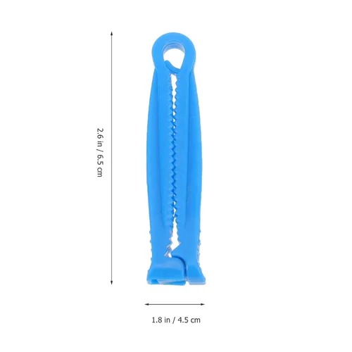 Miniatura 6 de Happyyami 100 clips desechables para cordón para ganado, material seguro, diseño antideslizante para recién nacidos, para lechones, corderos, ganado