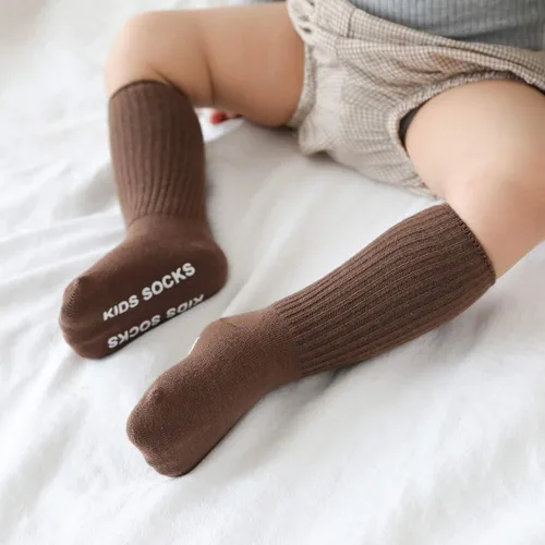 Miniatura 3 de VWU Baby Crew Socks with Grips Unisex Toddler Infant Kids Cotton tube Socks 0-5 Years