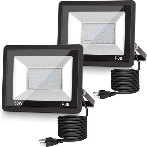 Miniatura 16 de L LOHAS LED Luz de Inundación LED RGB para Exteriores, 25W Luces de Fiesta DIY que Cambian de Color con Control Remoto, Luz de Patio