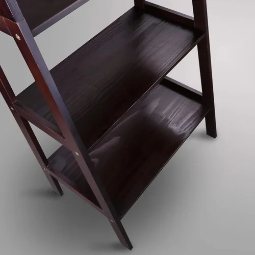 Miniatura 12 de Casual Home Librería con forma de escalera de 5 estantes de madera 100% sólida, estándar, color expreso Espresso