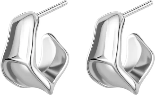 Aretes de aro gruesos de oro para mujer, chapados en oro de 14 quilates y plata, aretes geométricos, aretes colgantes de nudo de moda,