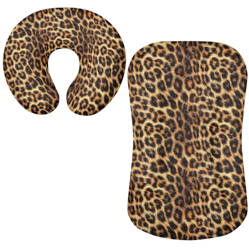 Miniatura 14 de Funda para tumbona de bebé floral de hongos bohemios y funda de almohada de lactancia, 2 piezas, ovalada, reloj de arena, rectangular, para moisés