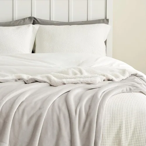 Miniatura 4 de Bedsure GentleSoft - Manta de forro polar Sherpa para sofá, manta de Navidad gruesa y cálida para invierno, manta de felpa suave y esponjosa como