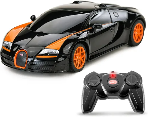 Miniatura 18 de BEZGAR Auto a control remoto con licencia RC, auto de juguete Lambo a escala 1:24 para niños, modelo Lambo Aventador SVJ a control remoto eléctrico