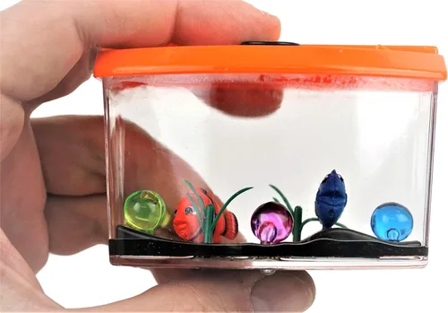 Miniatura 3 de JA-RU Magic Grow-Acuario - Juego de juguetes de crecimiento de peces (1 unidad) Juguetes de expansión de agua Animales que crecen en agua Juguetes