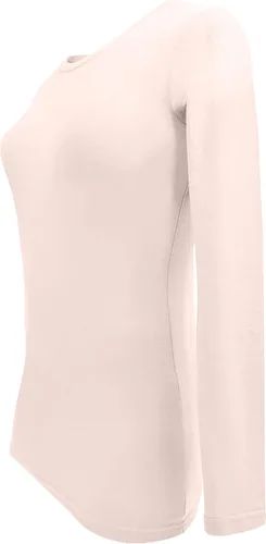 Miniatura 76 de Natural Uniforms Camiseta Under Scrub para mujer, cuello redondo, manga larga, paquete de 3, paquete múltiple de 3