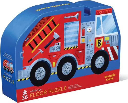 Miniatura 24 de Crocodile Creek Rompecabezas de Piso de 36 Piezas - Rompecabezas de Piso Divertidos para Niños de 3 a 5 Años - Caja con Forma Resistente para Amigos