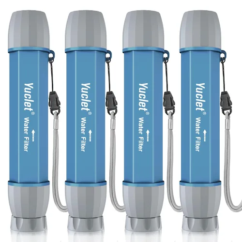 Miniatura 13 de Yuclet YWF01 Popote de Filtro Personal para Bebidas de Supervivencia, Purificador de Agua Portátil, Sistema de Filtración, Equipo y Suministros